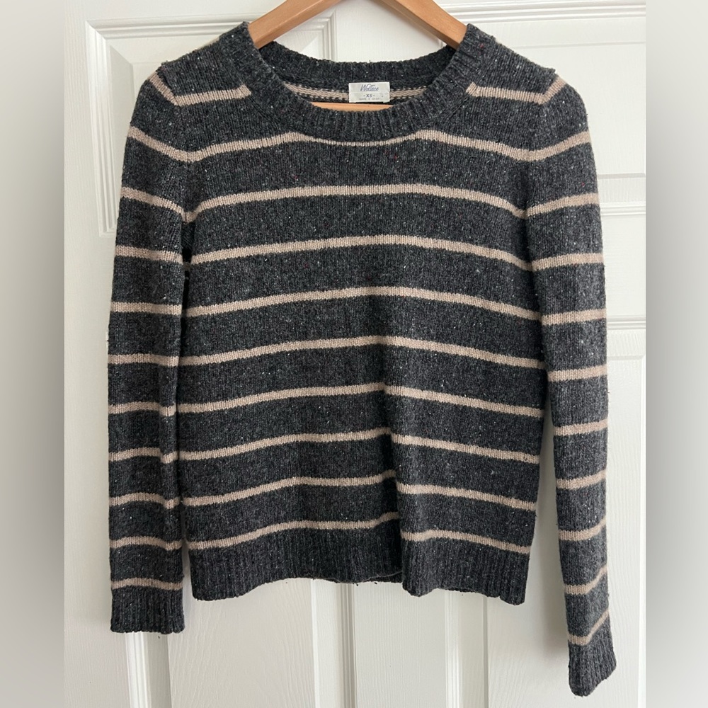 Madewell Wallace Wool Striped Sweater